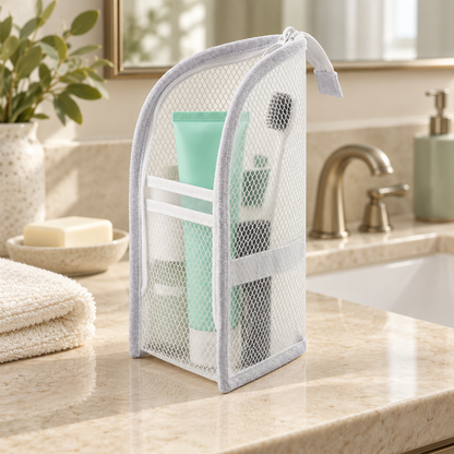 Large-Capacity Standing Travel Toiletry Bag