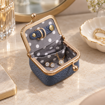 Mini Leather Jewelry Coin Purse