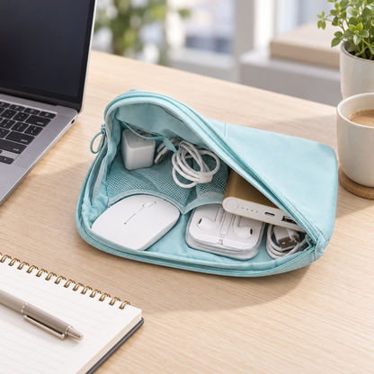 Multifunction Business Tech Organizer Pouch
