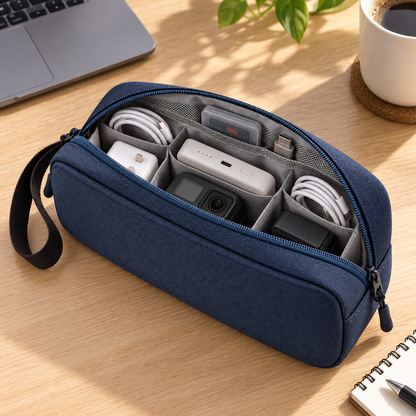 Large-Capacity Tech Accessories Organizer