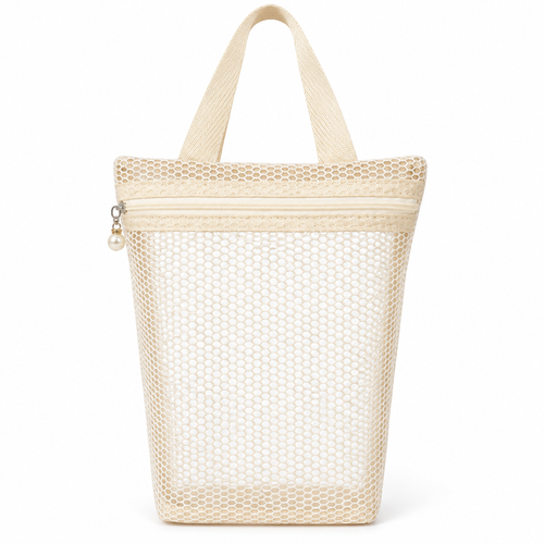 Large-Capacity Mesh Travel Toiletry Bag