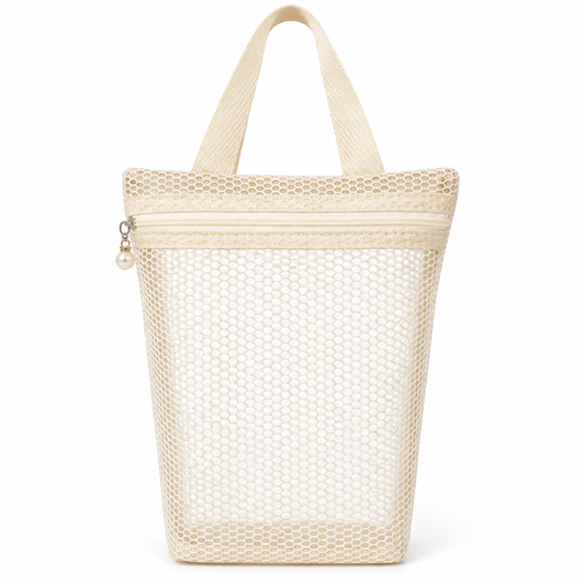 Large-Capacity Mesh Travel Toiletry Bag