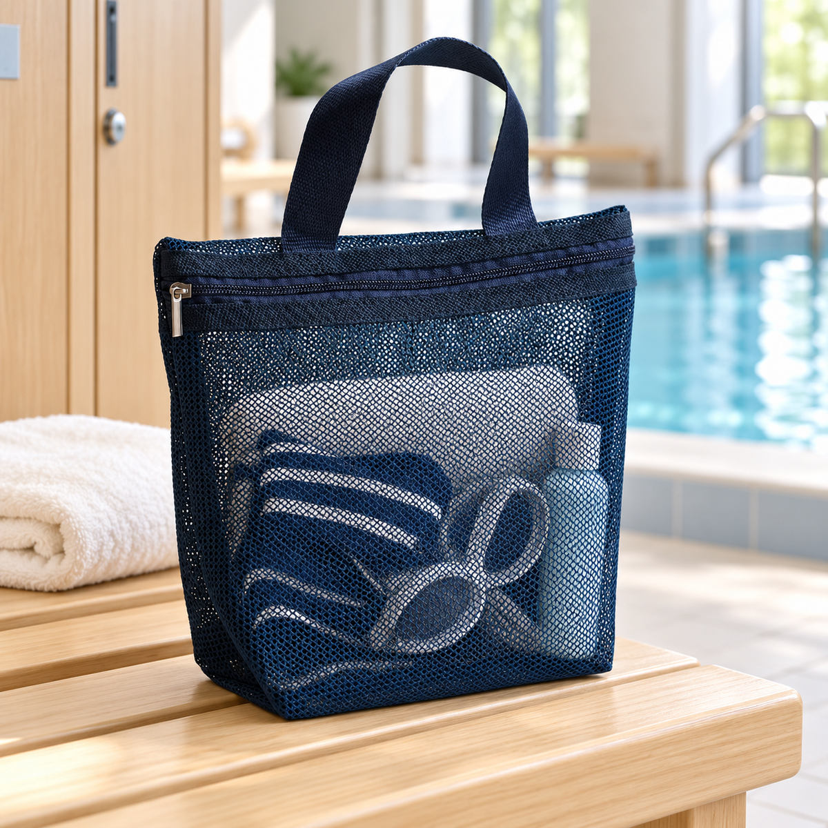 Large-Capacity Mesh Travel Organizer Bag